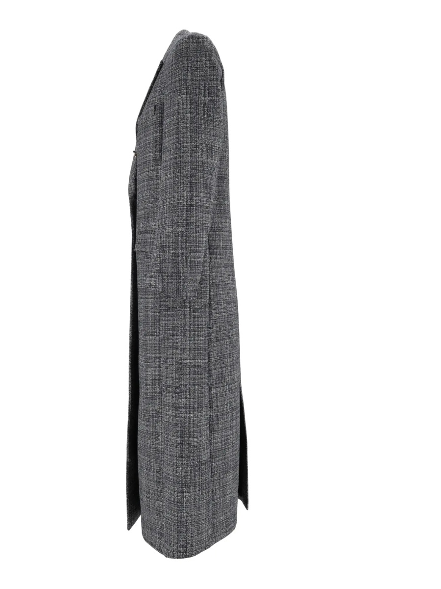 Paltoane MOULINE' DOUBLE BREASTED TOPCOAT WITH KNOT BUTTON DETAIL - Img 2