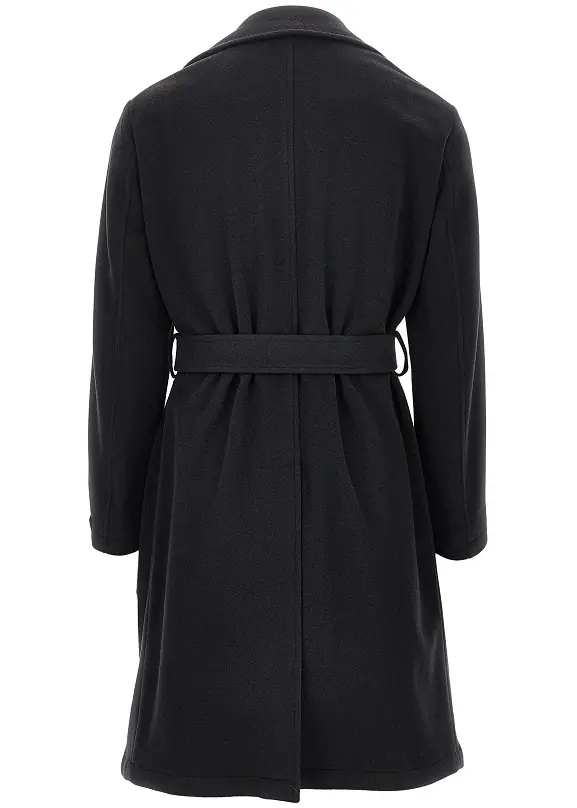 Paltoane Wool cloth coat with belt - Img 3