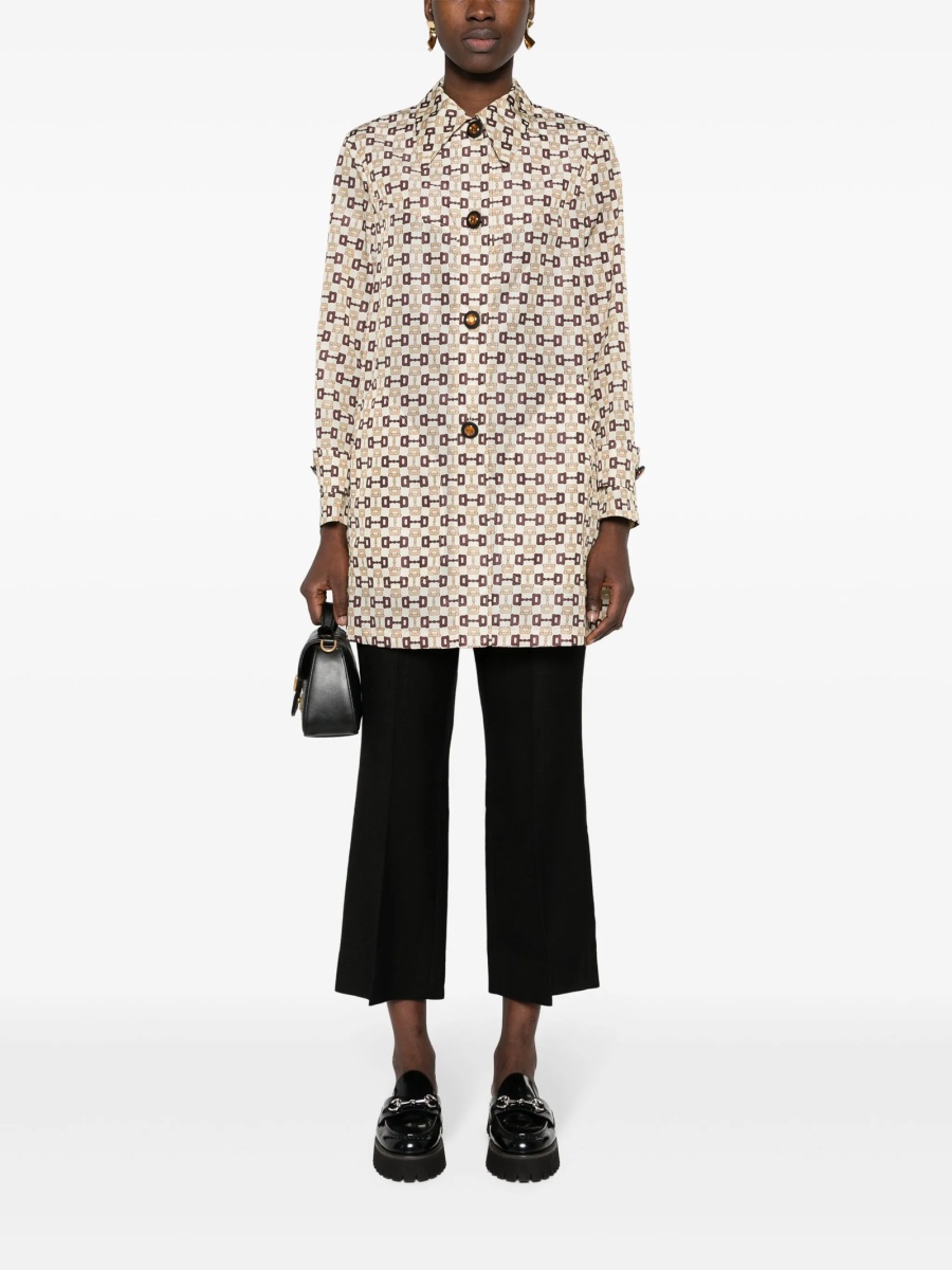 Palton Gucci Horsebit neutru - Img 2