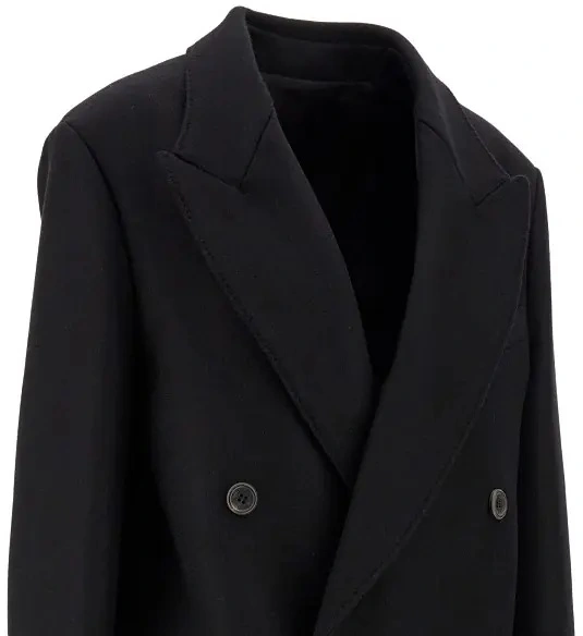 Palton 'Hadi' wool and cashmere long coat - Img 2