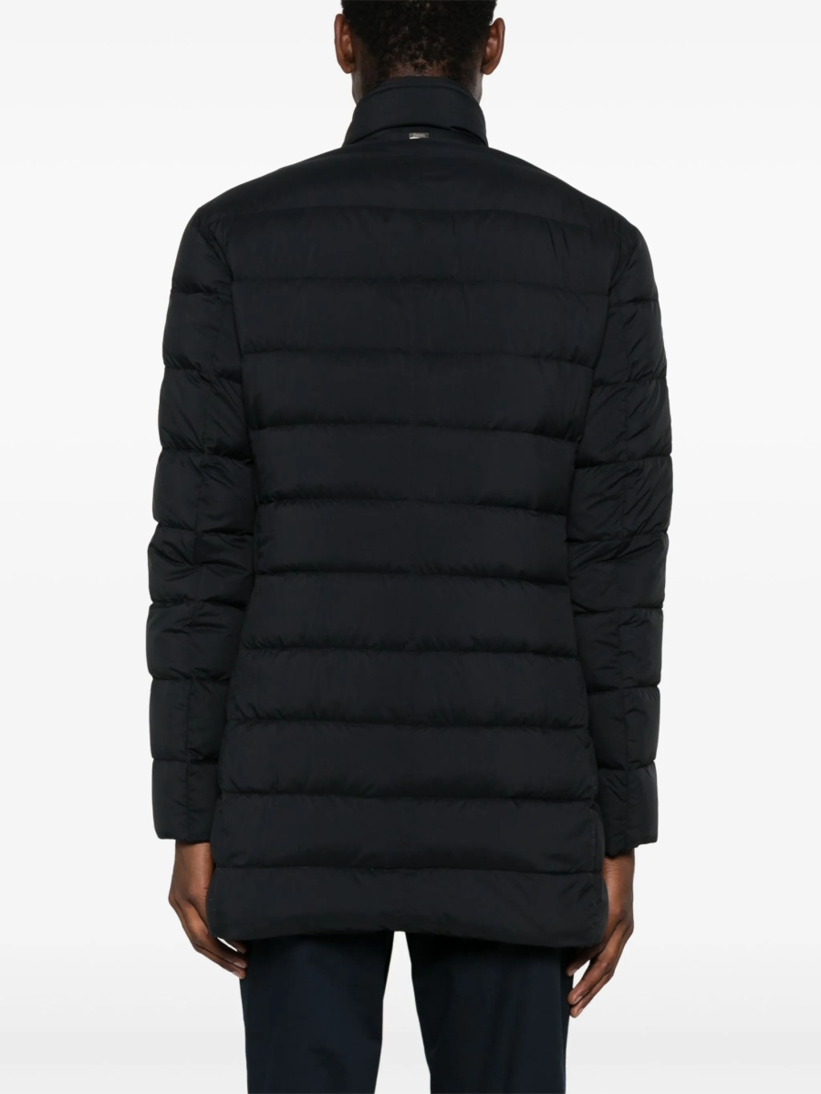 Palton Herno negru din poliamida si polyester - Img 4