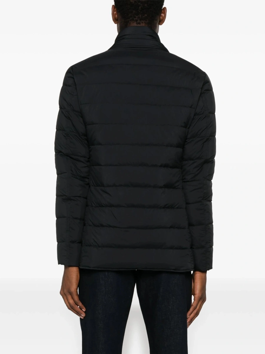 Palton Herno negru din polyester si poliamida - Img 4