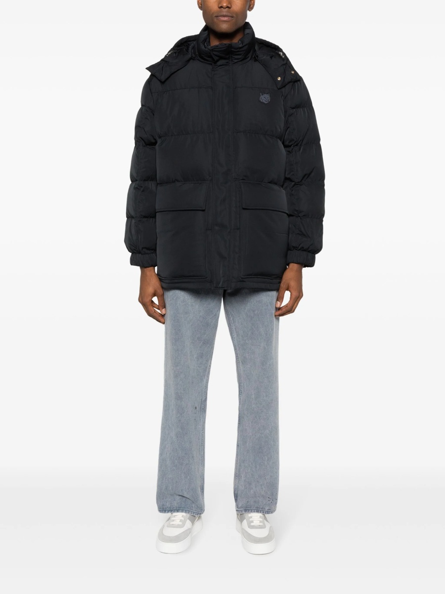 Palton MAISON KITSUNÉ negru din polyester - Img 2