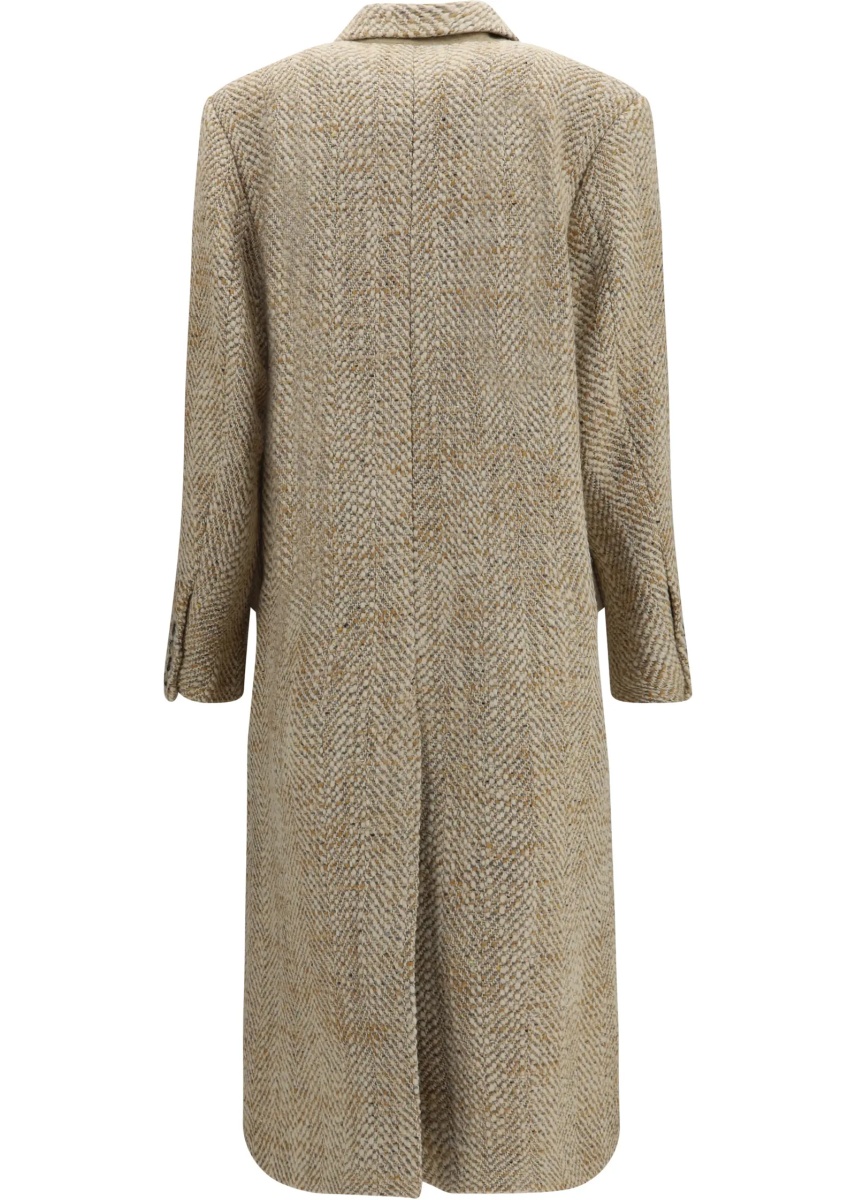 Palton Pilda Herringbone wool-blend Coat - Img 2