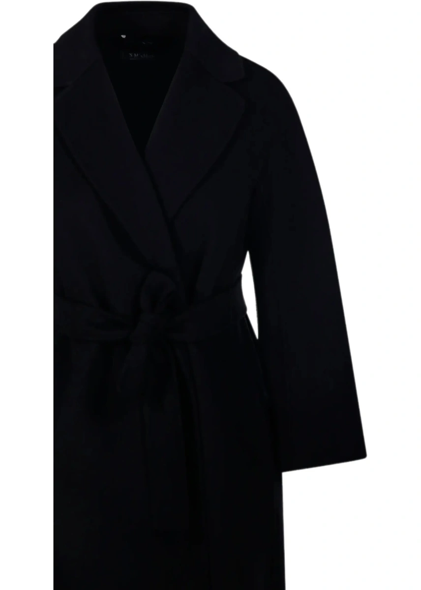Palton 'S MAXMARA negru din lana virgina - Img 6