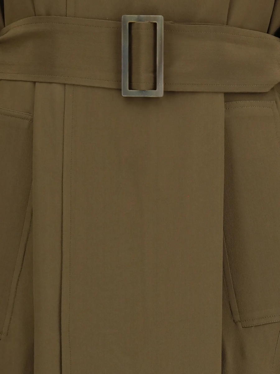 Palton Silk Trench Coat - Img 5