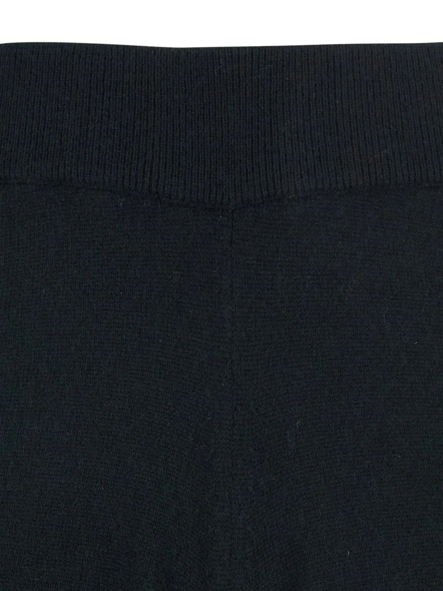 Pantaloni Allude negri din casmir si lana - Img 5