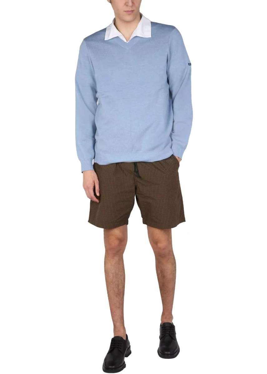 Pantaloni Bermuda With Check Pattern - Img 2