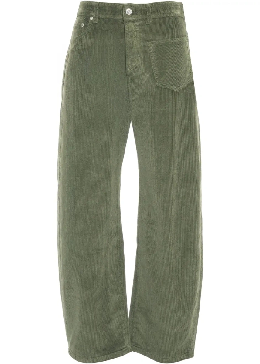 Pantaloni casual Department Five verzi din denim - Img 2