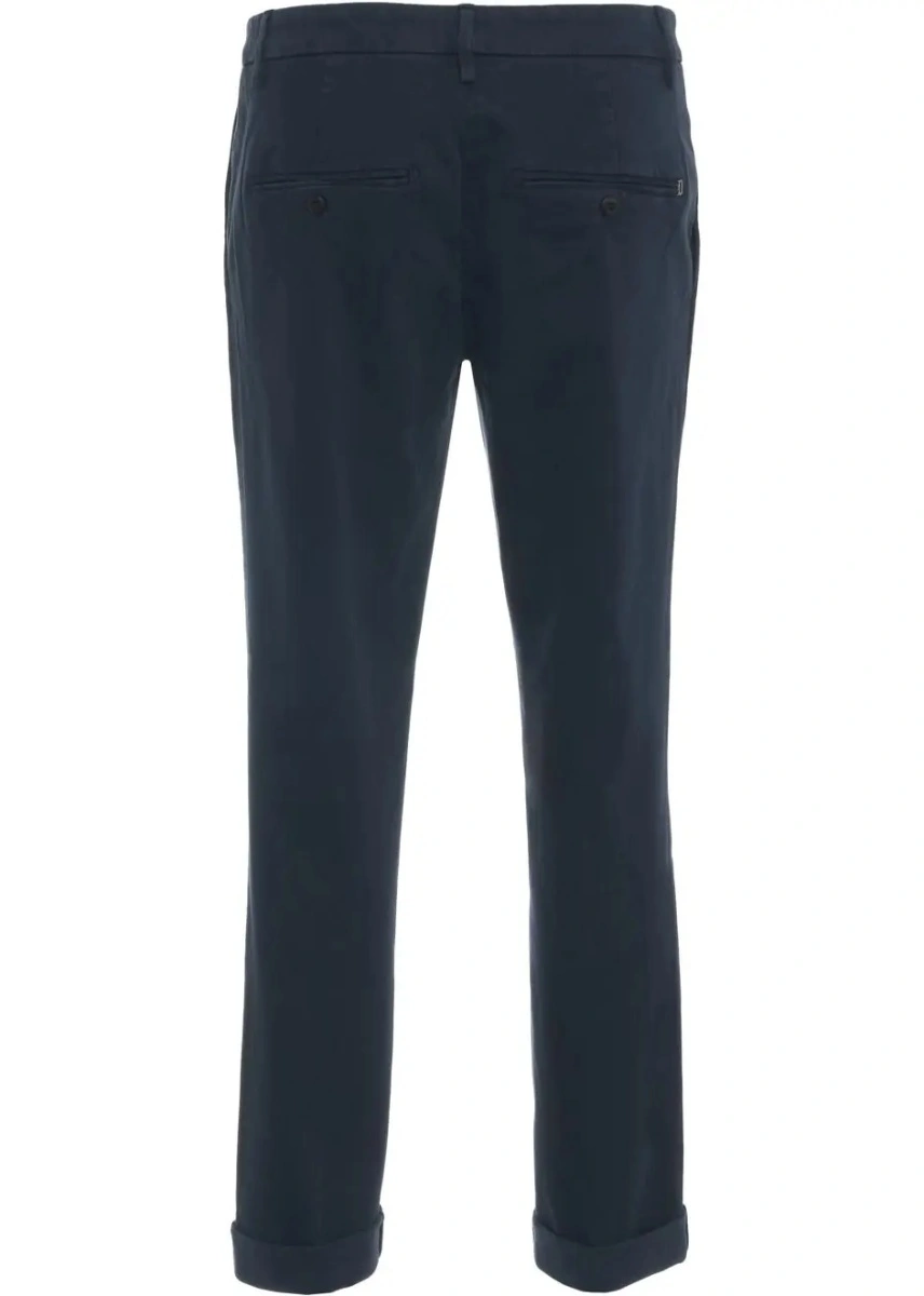 Pantaloni casual Dondup albastri 'UP688' - Img 4
