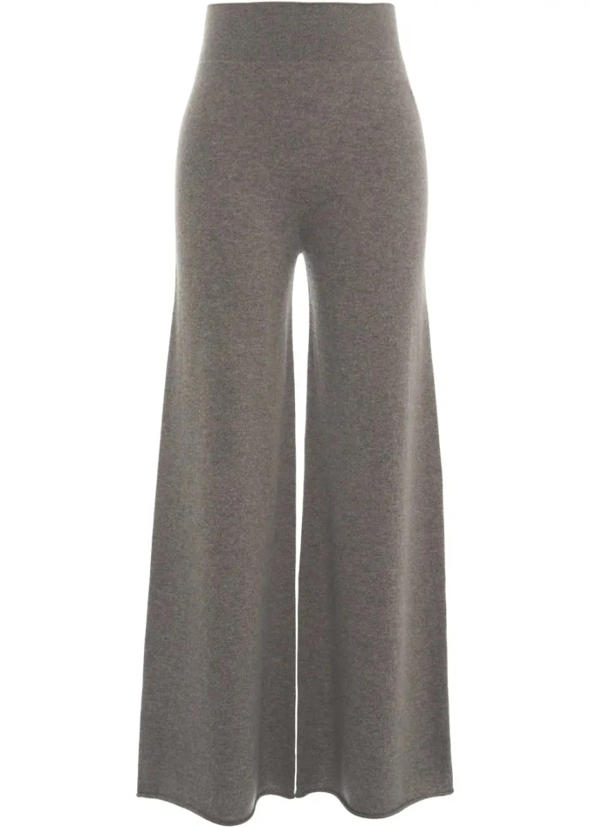 Pantaloni casual MVM gri din casmir - Img 2