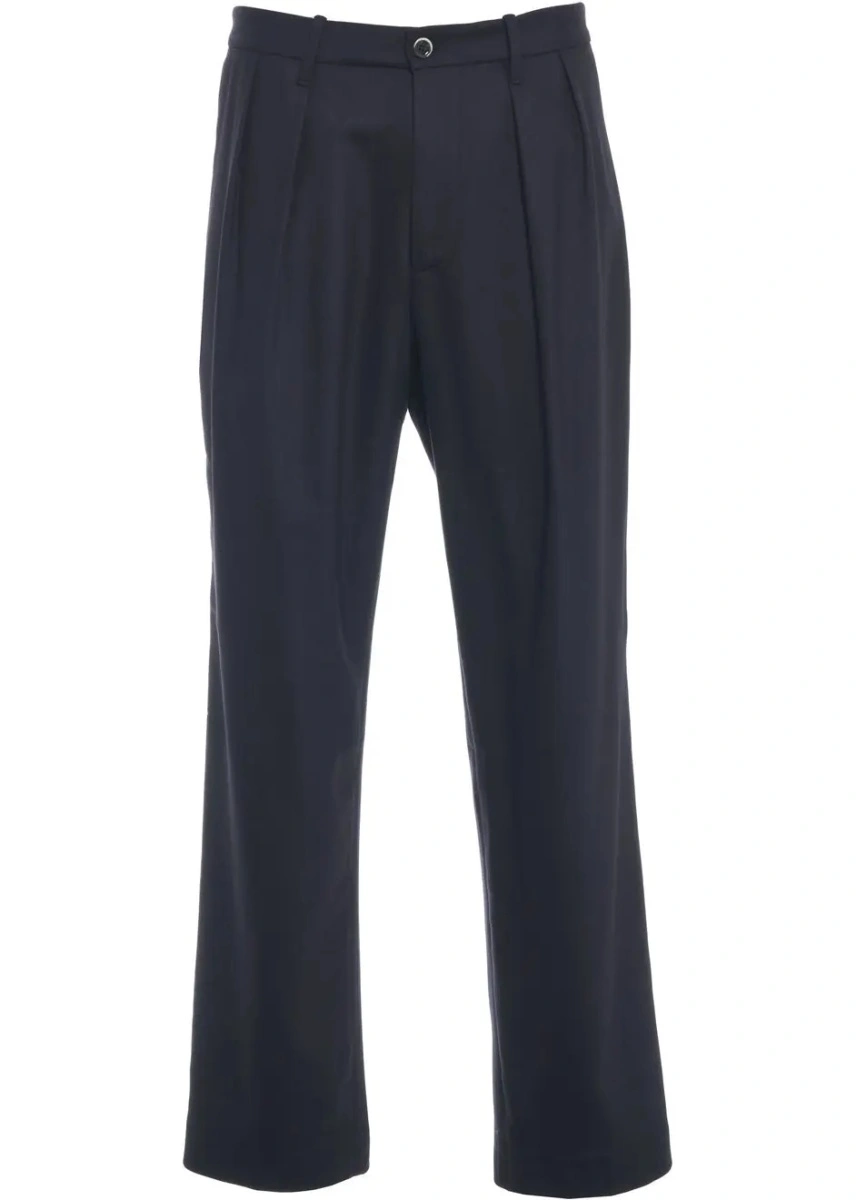 Pantaloni casual Nine in the morning albastri 'Kai' - Img 2