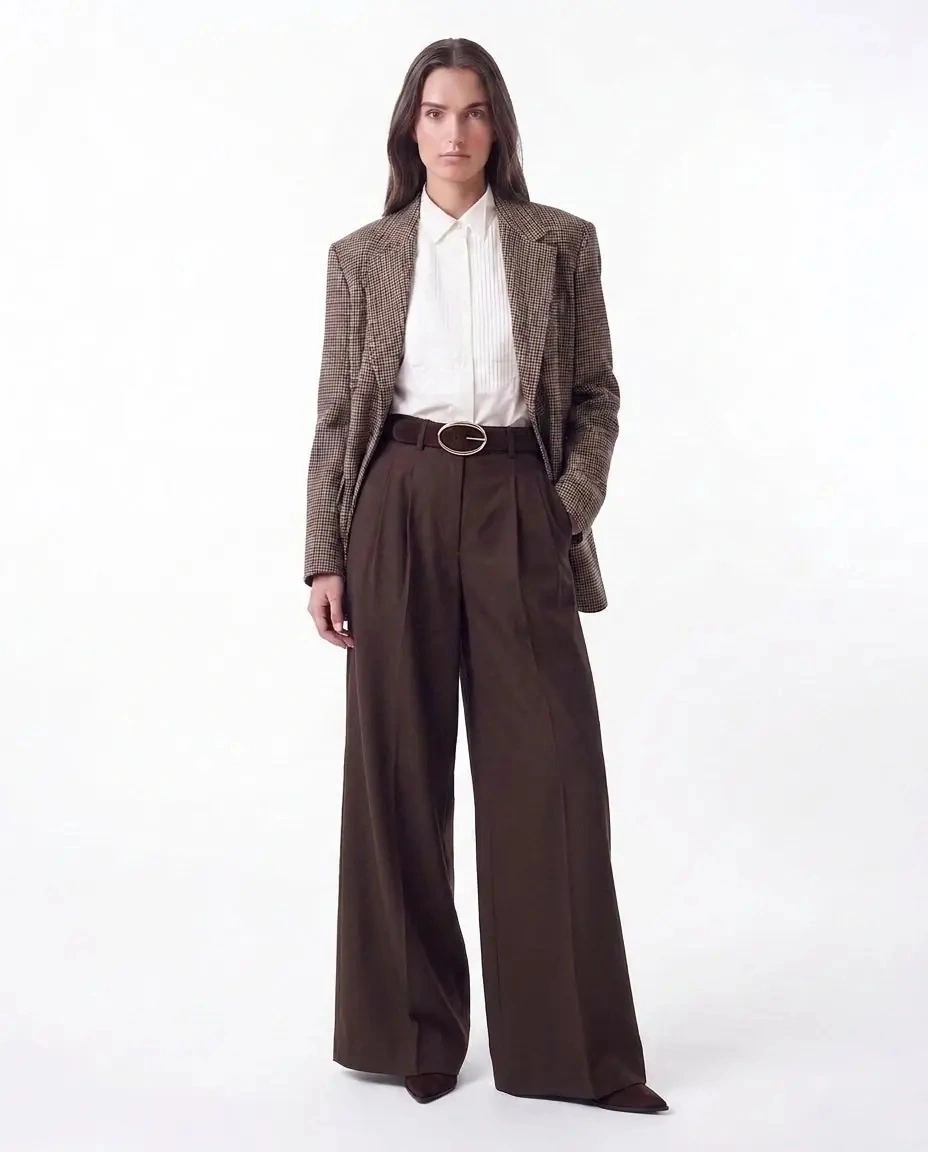 Pantaloni casual PT TORINO maro 'Frankie' - Img 3