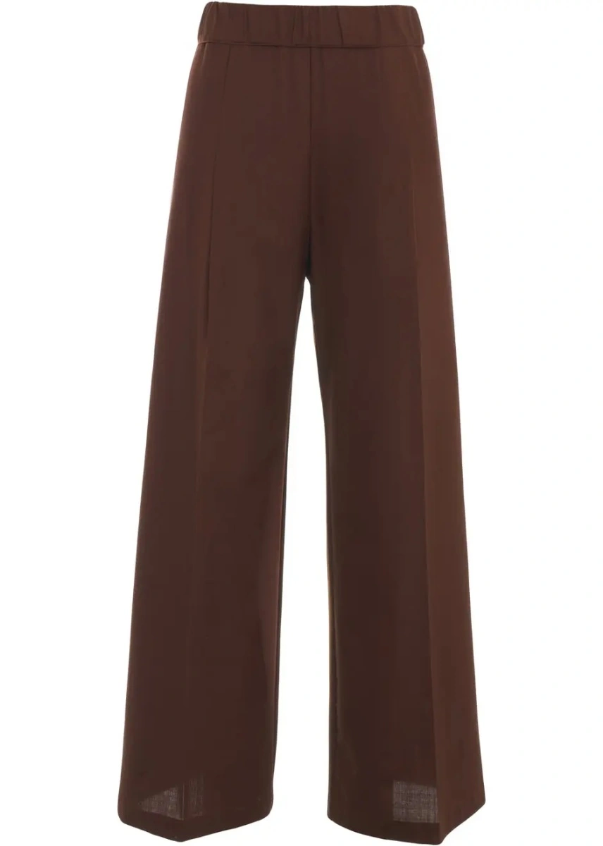 Pantaloni casual Semicouture maro - Img 2