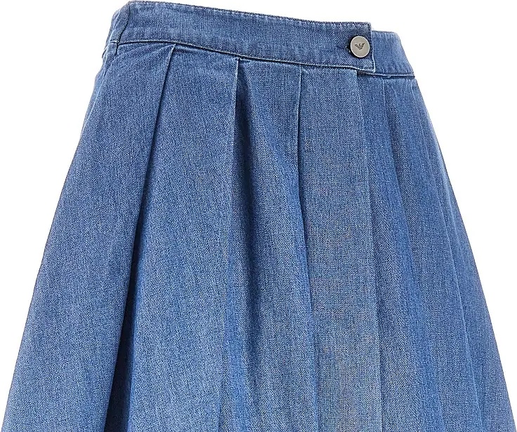 Pantaloni Check print satin skorts - Img 2