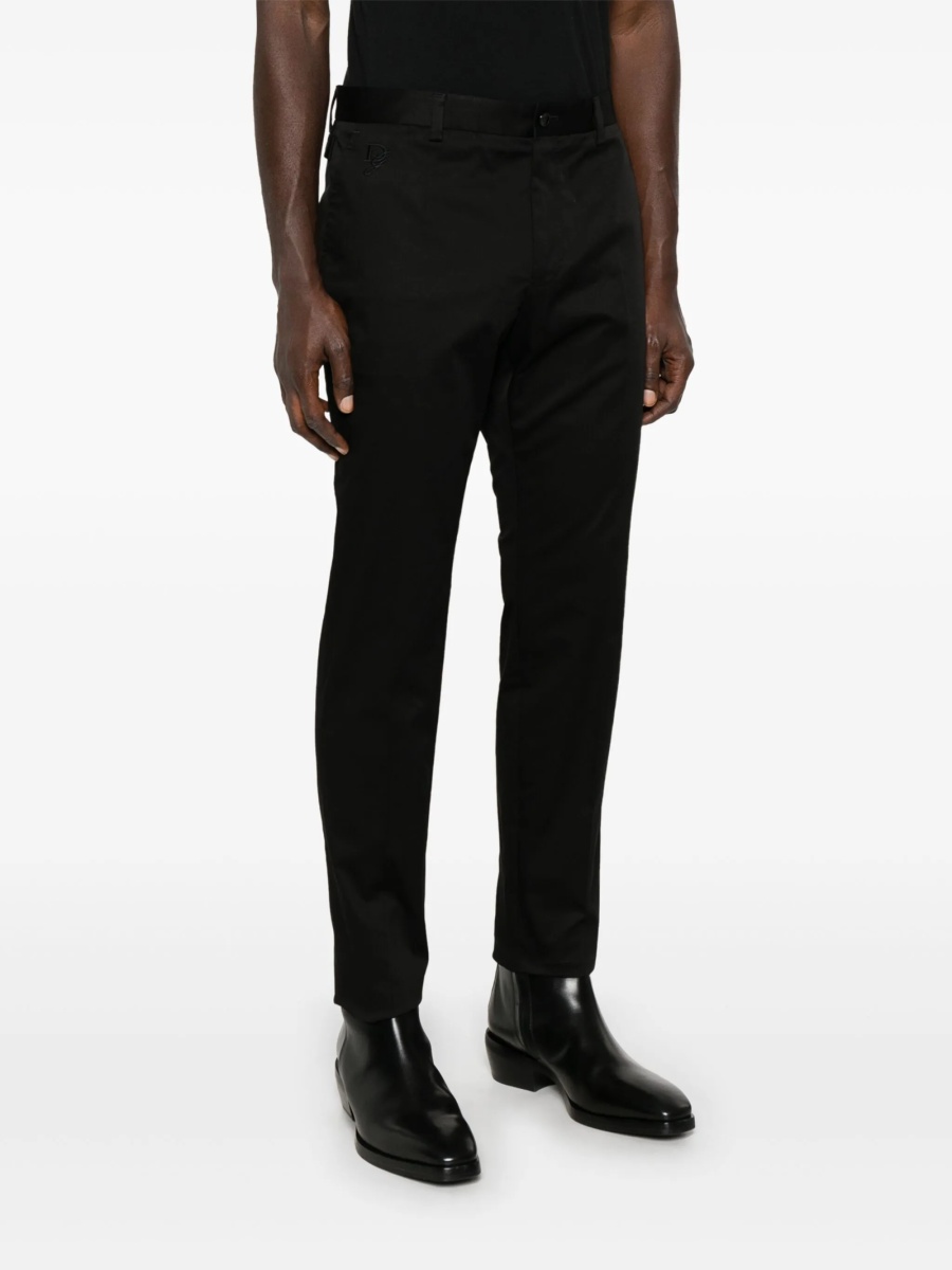 Pantaloni conici Dolce &amp; Gabbana negri - Img 3
