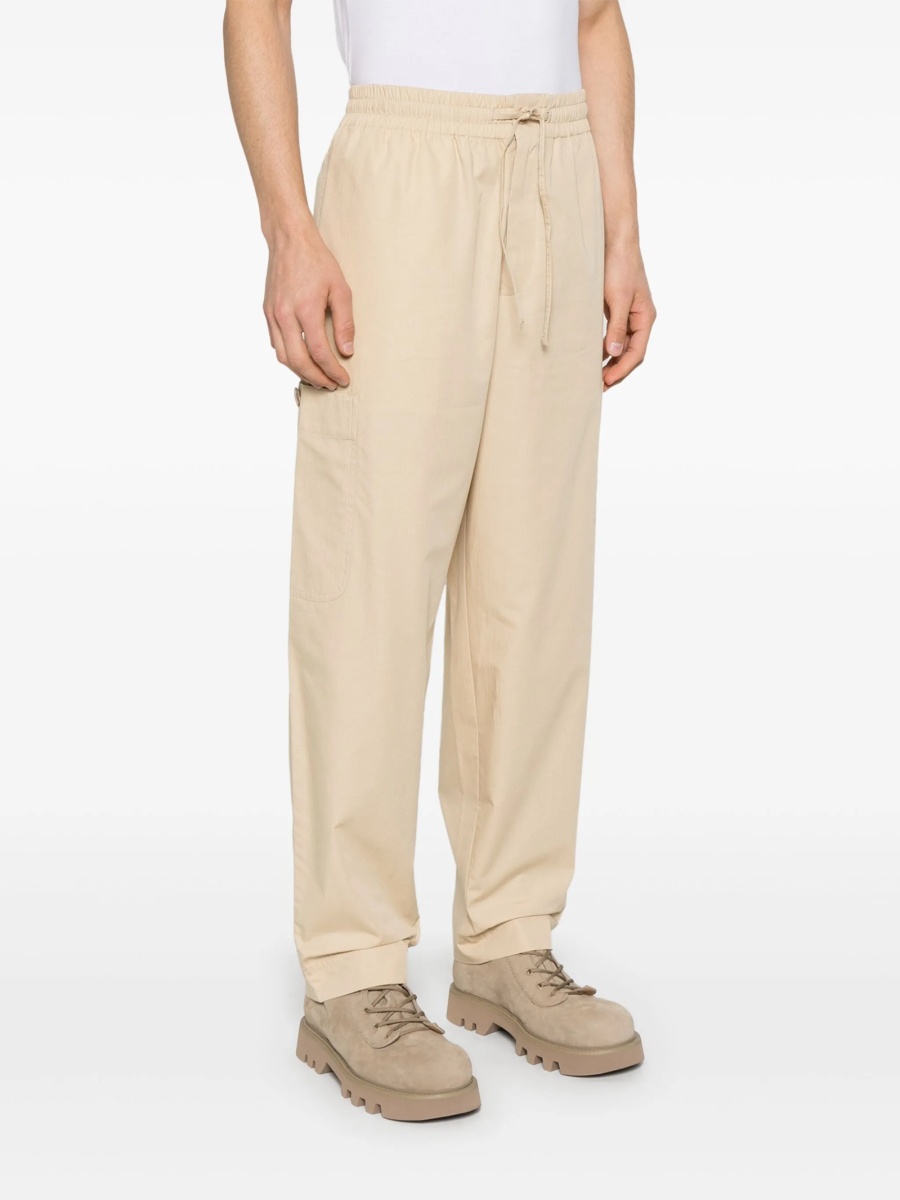Pantaloni conici Kenzo neutri din bumbac - Img 3