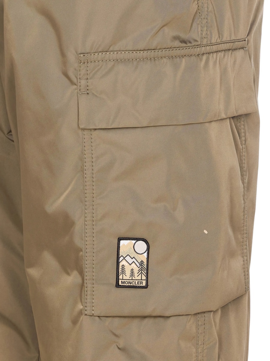 Pantaloni conici Moncler Grenoble maro - Img 4