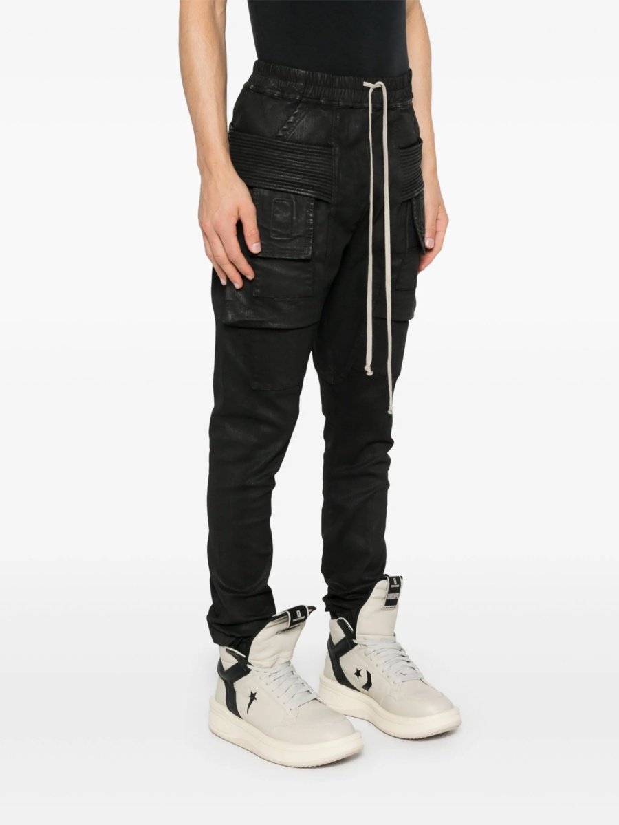 Pantaloni conici Rick Owens negri - Img 3