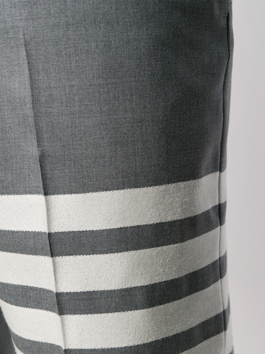 Pantaloni conici Thom Browne gri - Img 5