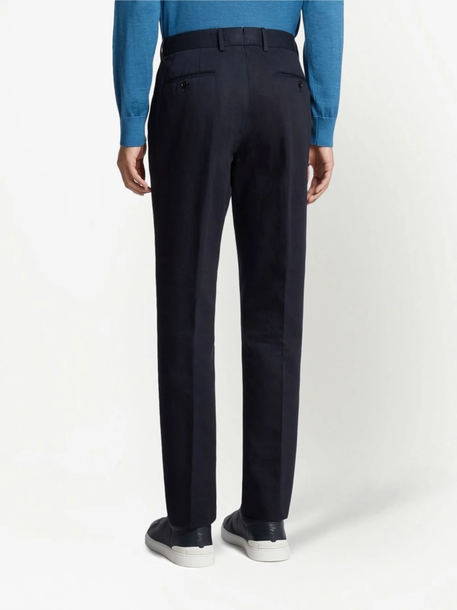 Pantaloni conici ZEGNA albastri - Img 3