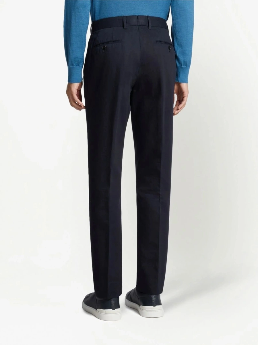 Pantaloni conici ZEGNA albastri - Img 3