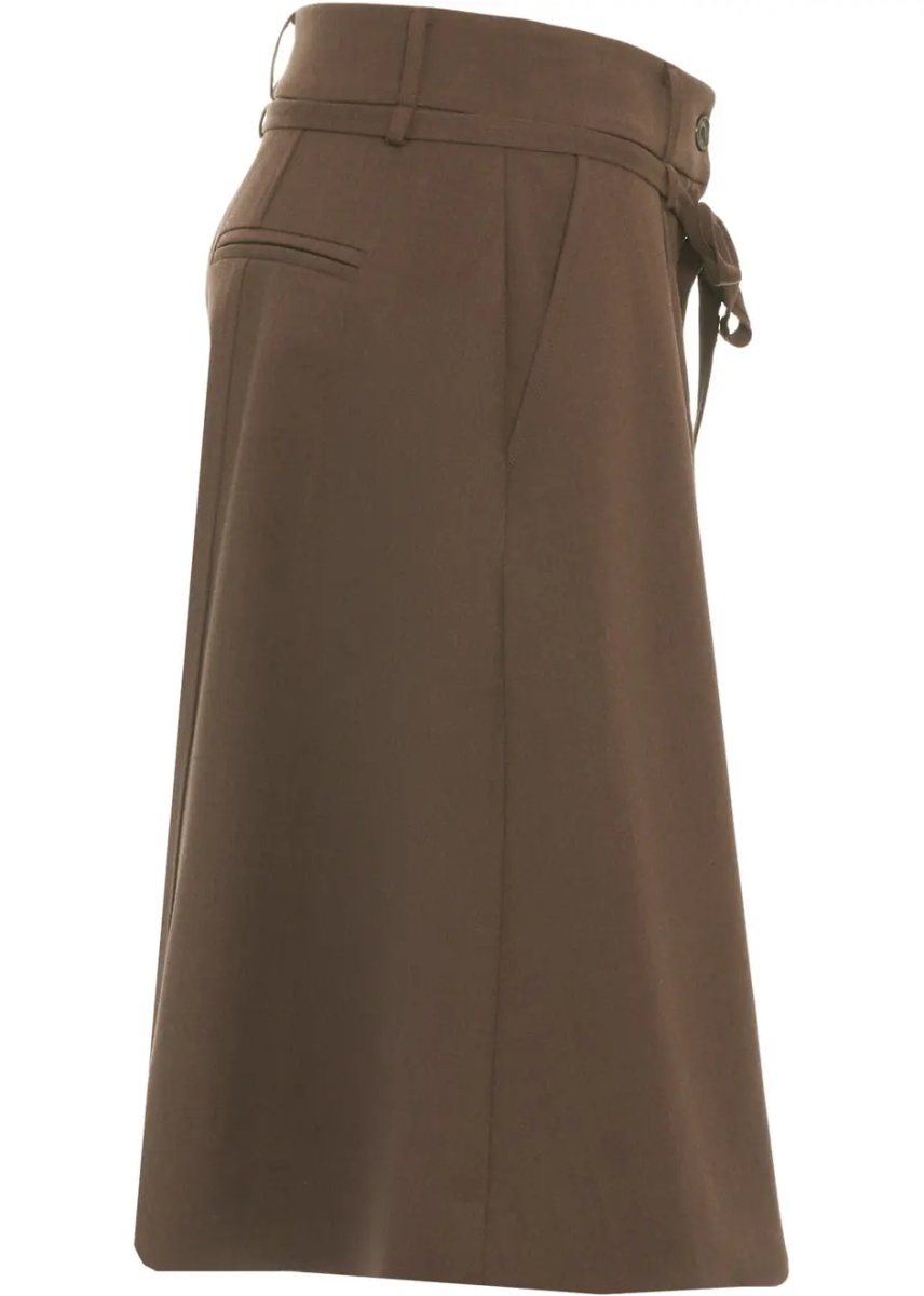 Pantaloni Culottes with waist belt - Img 3