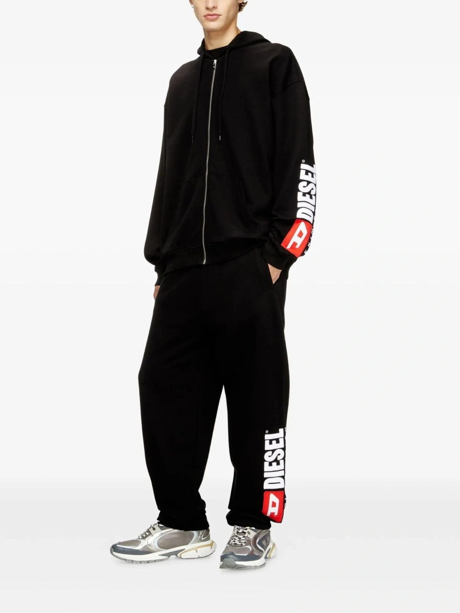 Pantaloni de trening Diesel negri - Img 2