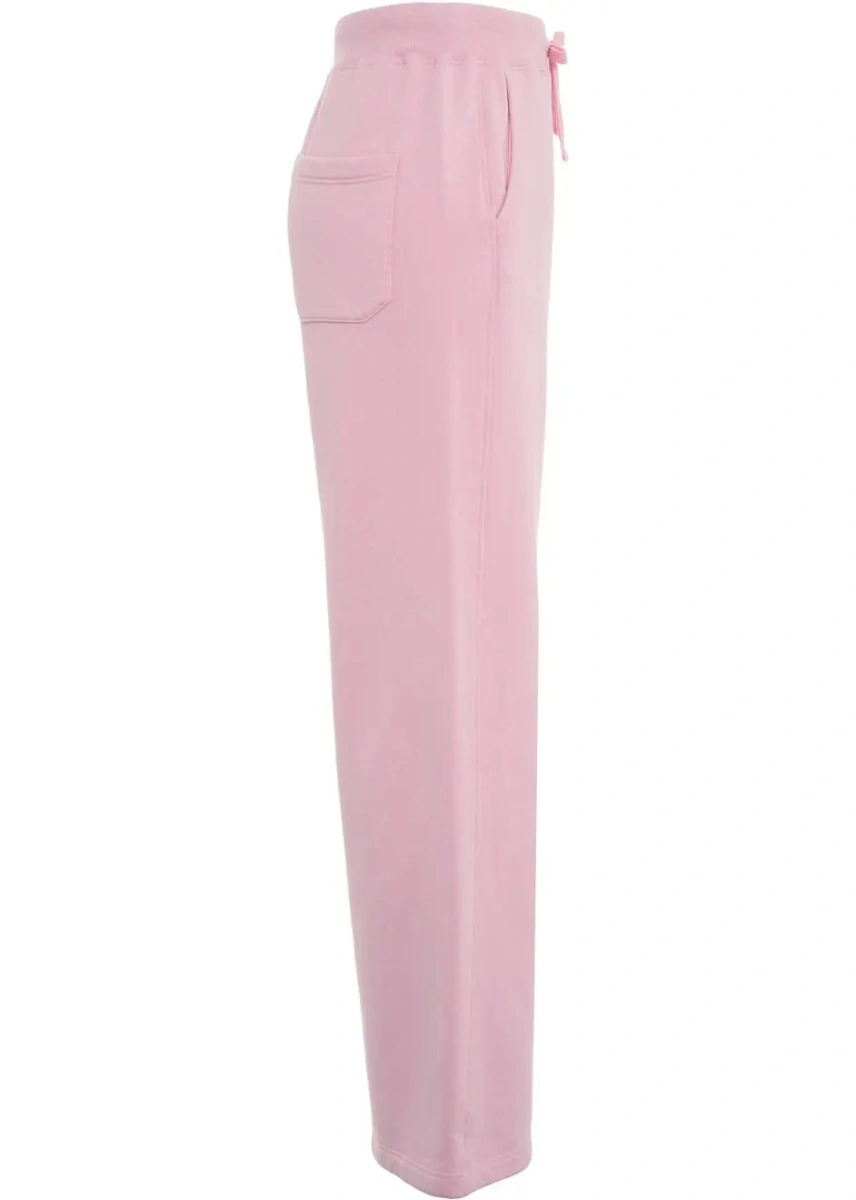 Pantaloni de trening Dondup roz din bumbac - Img 3