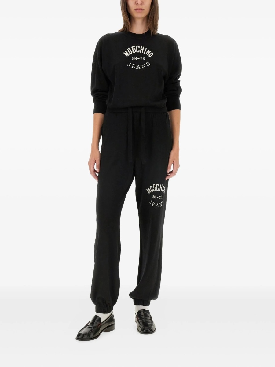 Pantaloni de trening MOSCHINO JEANS negri - Img 2
