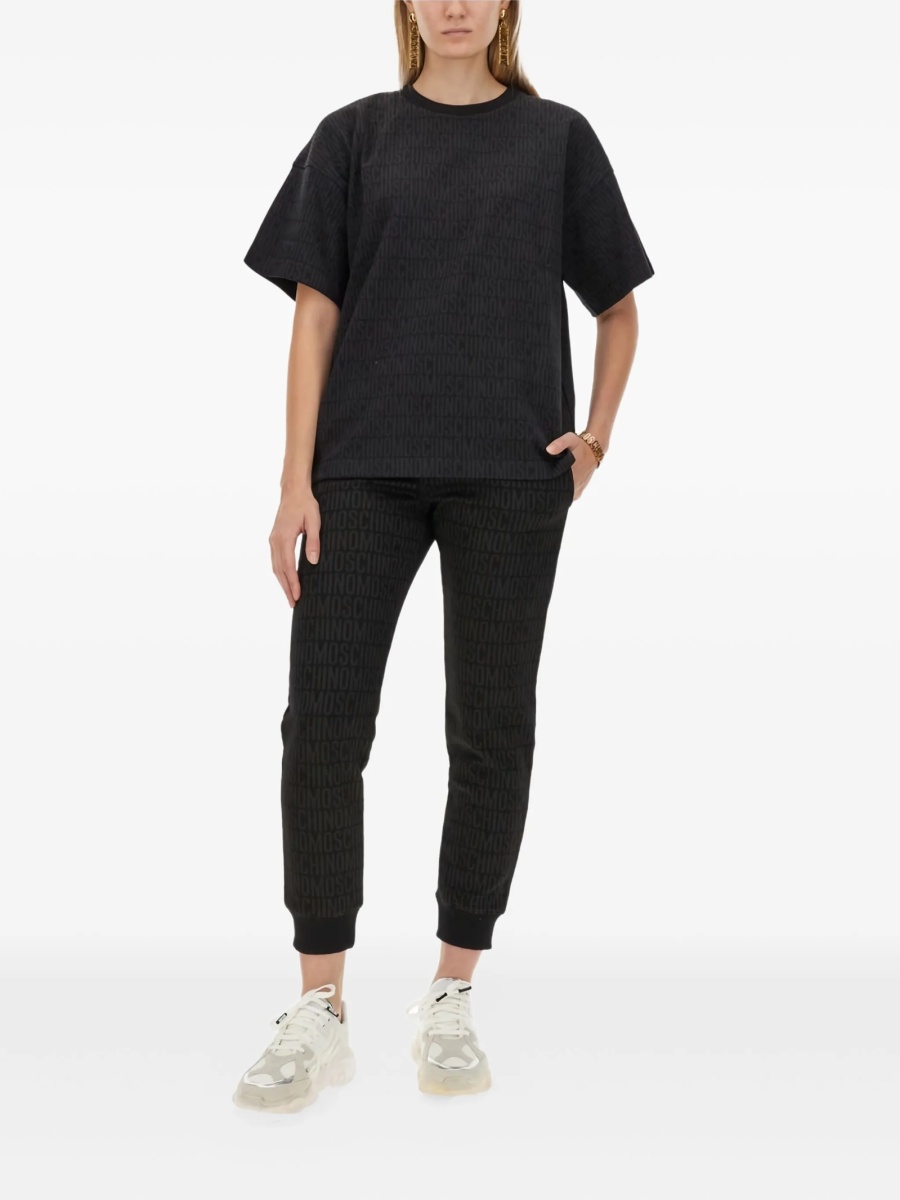 Pantaloni de trening Moschino negri - Img 2