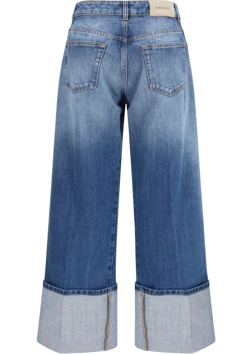 Pantaloni Dégradé turn-up Jeans - Img 2