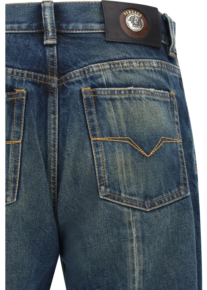 Pantaloni Distressed straight-leg Jeans - Img 3