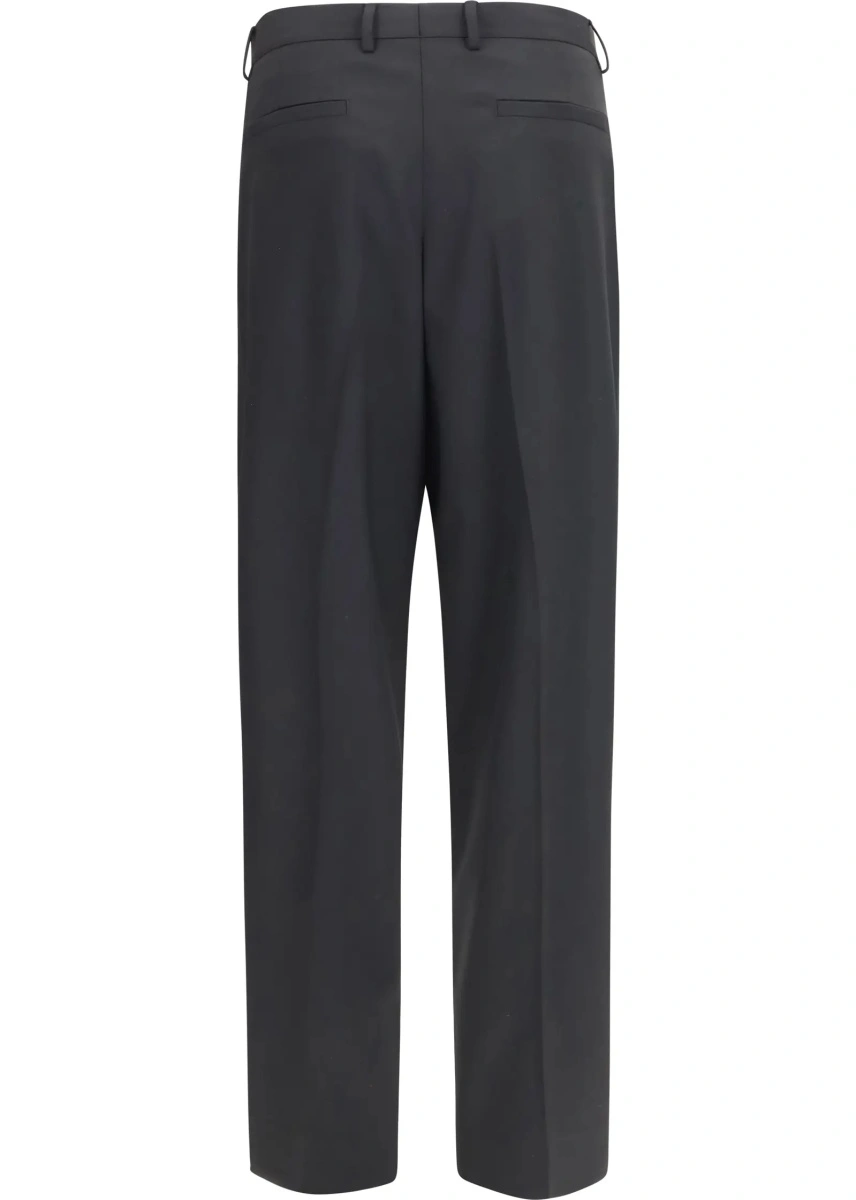 Pantaloni Dolce &amp; Gabbana negri din lana - Img 2