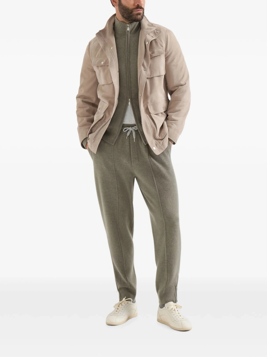 Pantaloni drepti Brunello Cucinelli verzi - Img 2