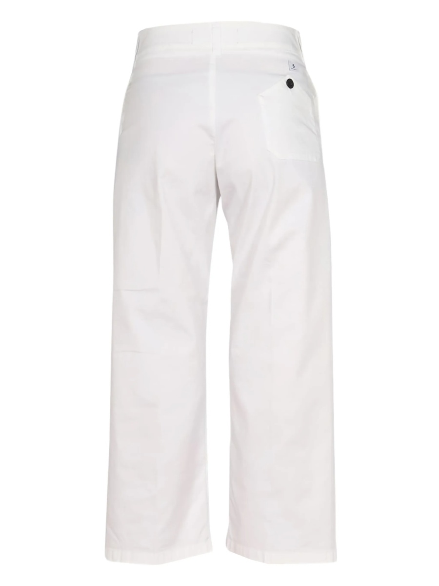 Pantaloni drepti Department Five albi - Img 3