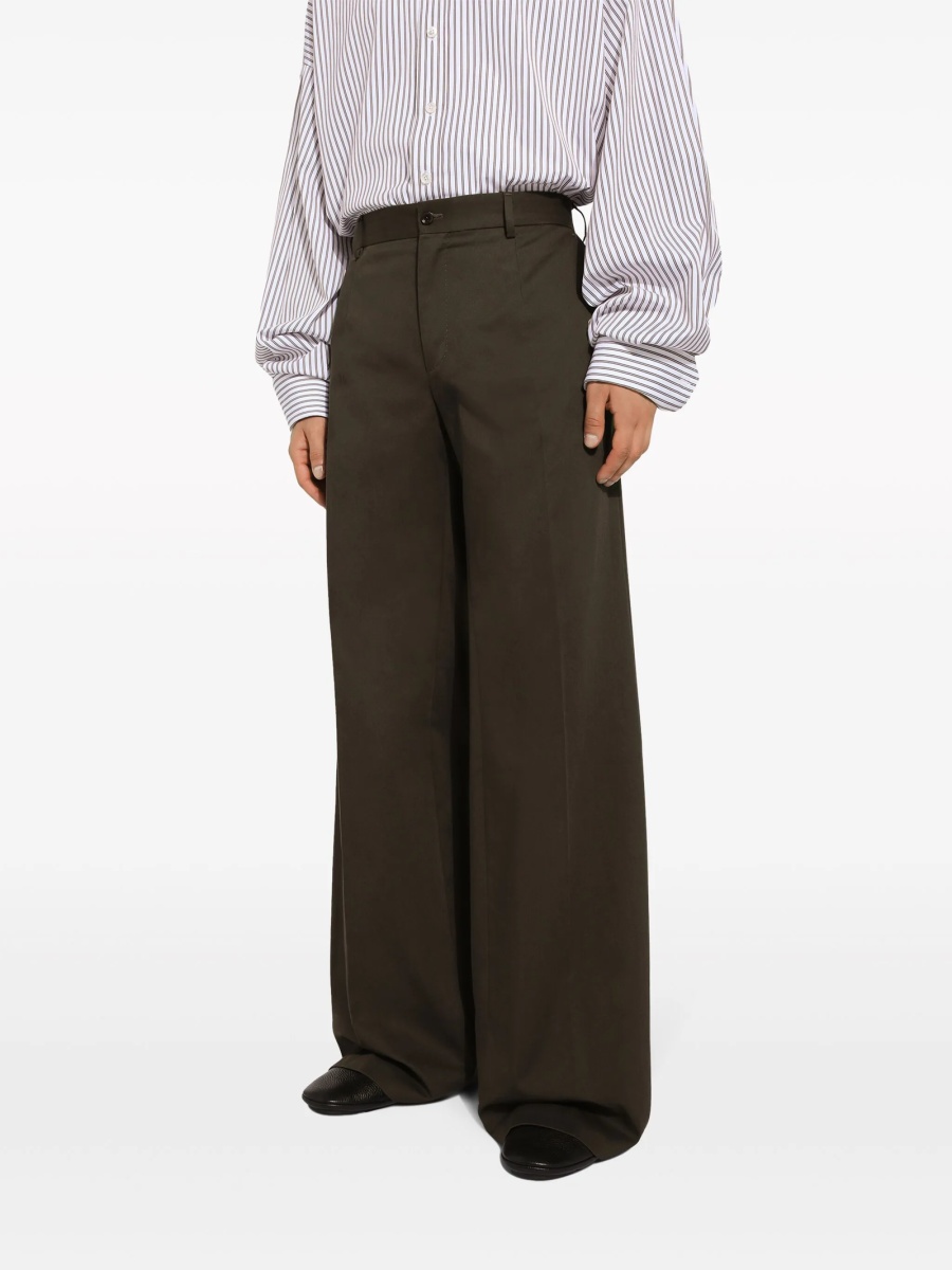 Pantaloni drepti Dolce &amp; Gabbana maro - Img 5