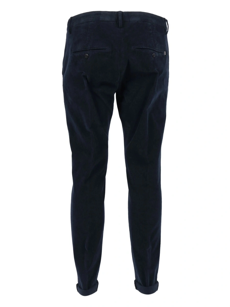 Pantaloni drepti Dondup albastri - Img 2