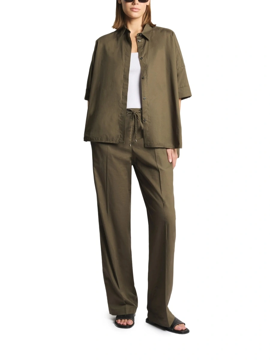 Pantaloni drepti Fay verzi - Img 2
