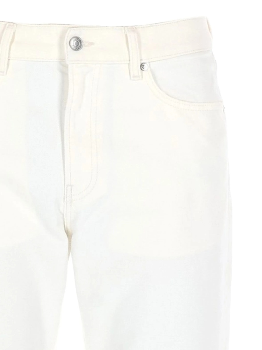 Pantaloni drepti Hugo Boss albi - Img 2