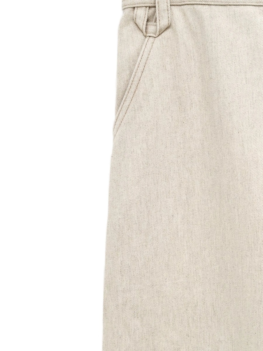 Pantaloni drepti JACQUEMUS neutri - Img 3