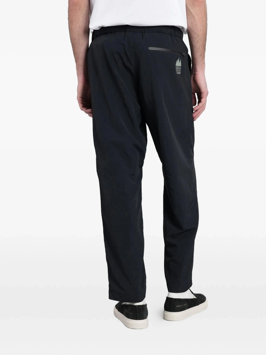 Pantaloni drepti MAISON KITSUNÉ negri - Img 4