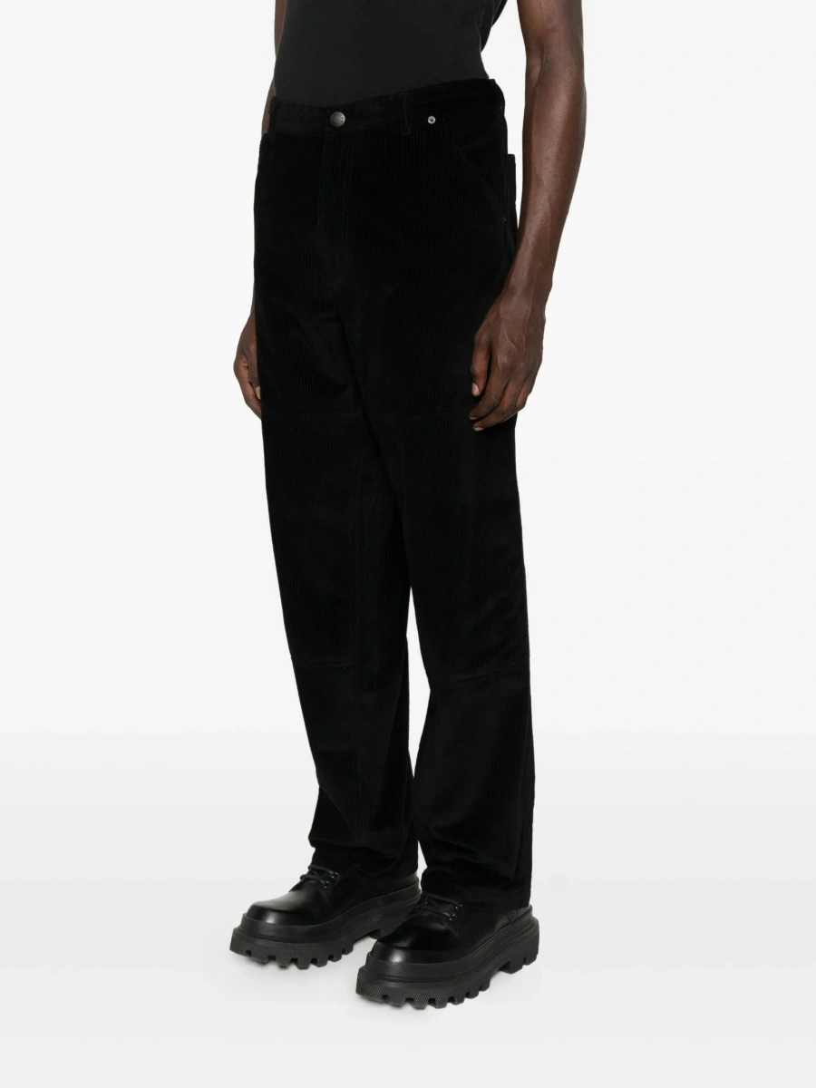Pantaloni drepti Moncler negri - Img 3