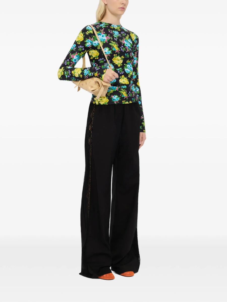 Pantaloni drepti MSGM negri - Img 3