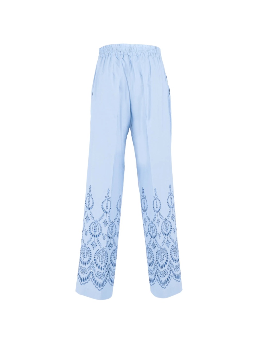 Pantaloni drepti P.A.R.O.S.H. albastri - Img 2