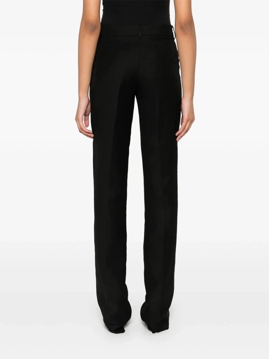 Pantaloni drepti SPORTMAX negri - Img 4