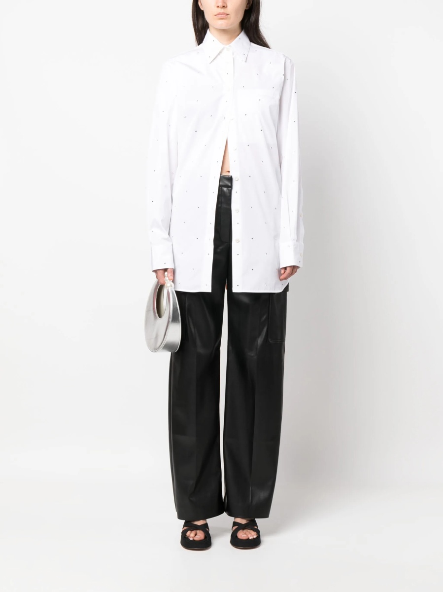 Pantaloni drepti Stella McCartney negri - Img 2