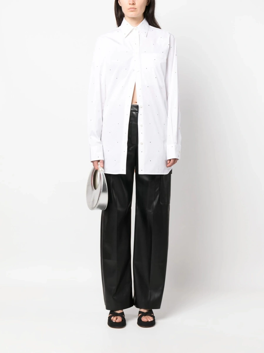 Pantaloni drepti Stella McCartney negri - Img 2