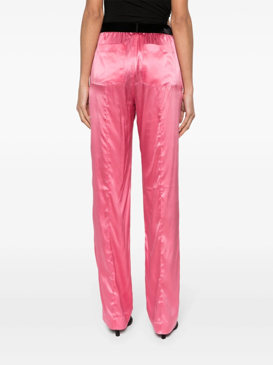 Pantaloni drepti Tom Ford roz - Img 4