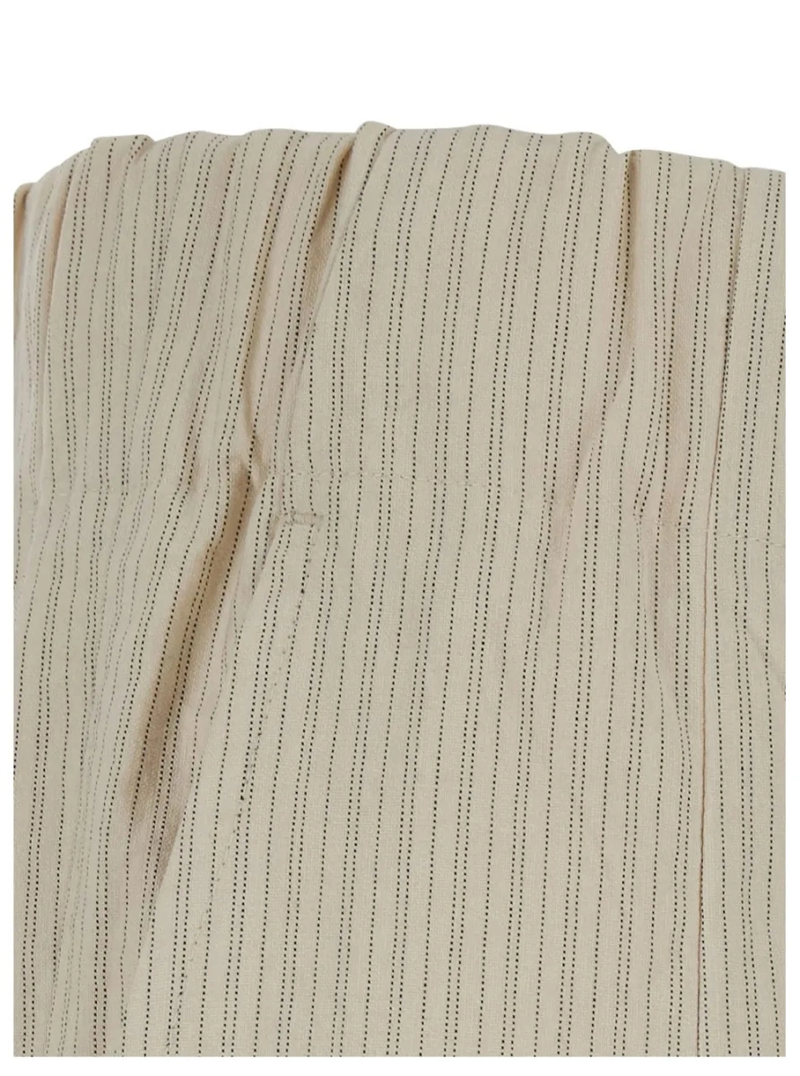 Pantaloni Dries Van Noten bej din bumbac - Img 2